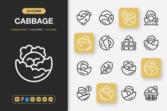Cabbage Icons: Graphics for Modern Branding