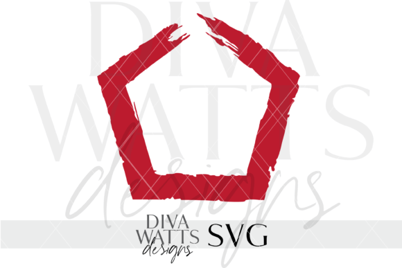 Pentagon Clipart Illustration SVG for Graphics and Crafts