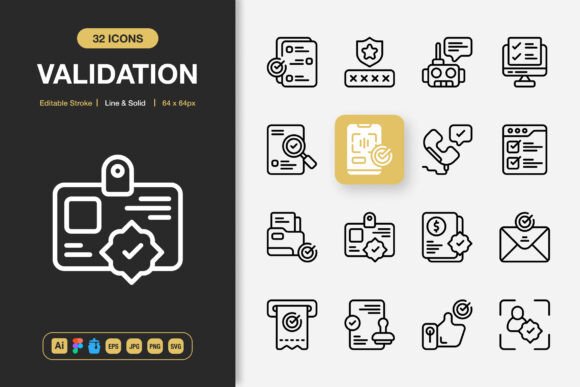 Validation Icons: Graphics for Real Crafting